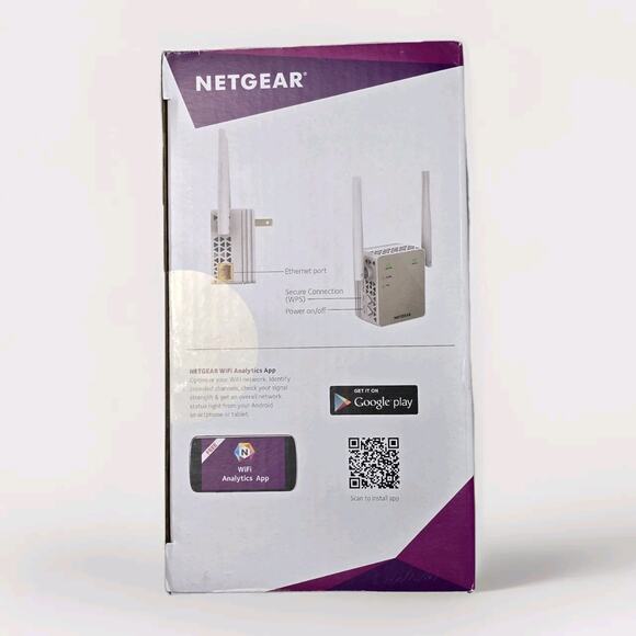 NETGEAR AC1200 Wi-Fi Range Extender‎ EX6120 *New* Unopened - Picture 2 of 6